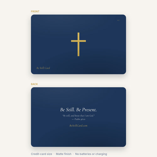 Be Still Card